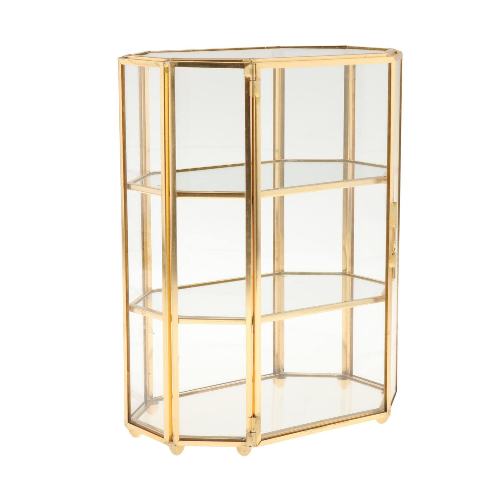 Elegant Glass Geometric Jewelry Box - Keepsake Trinket Case for Rings, Earrings & Necklaces - Perfect for Wedding Gifts, Home Decor & Jewelry Display