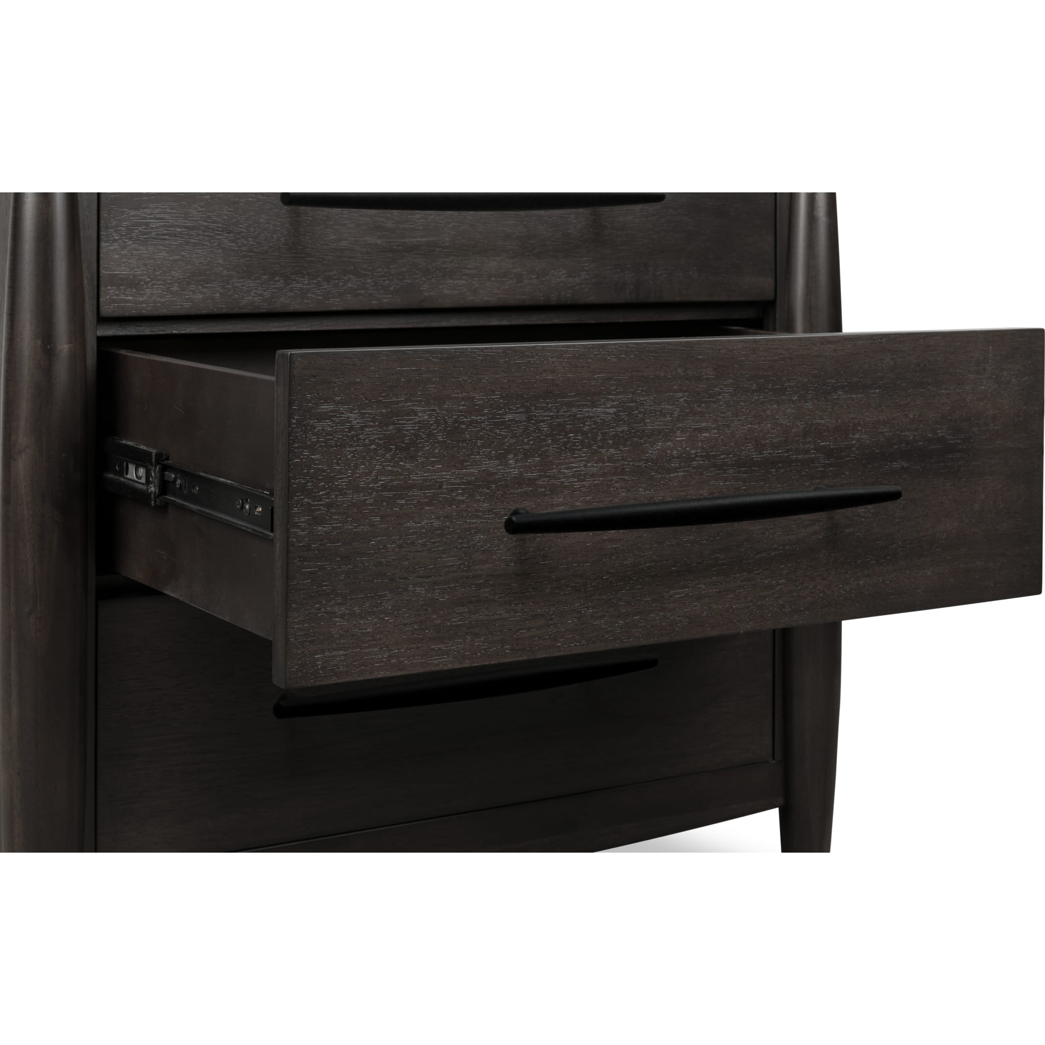 Koko 3-Drawer Nightstand with Cord Management - Modern Bedside Table for Bedroom, Living Room, or Office - Organize Essentials & Hide Wires
