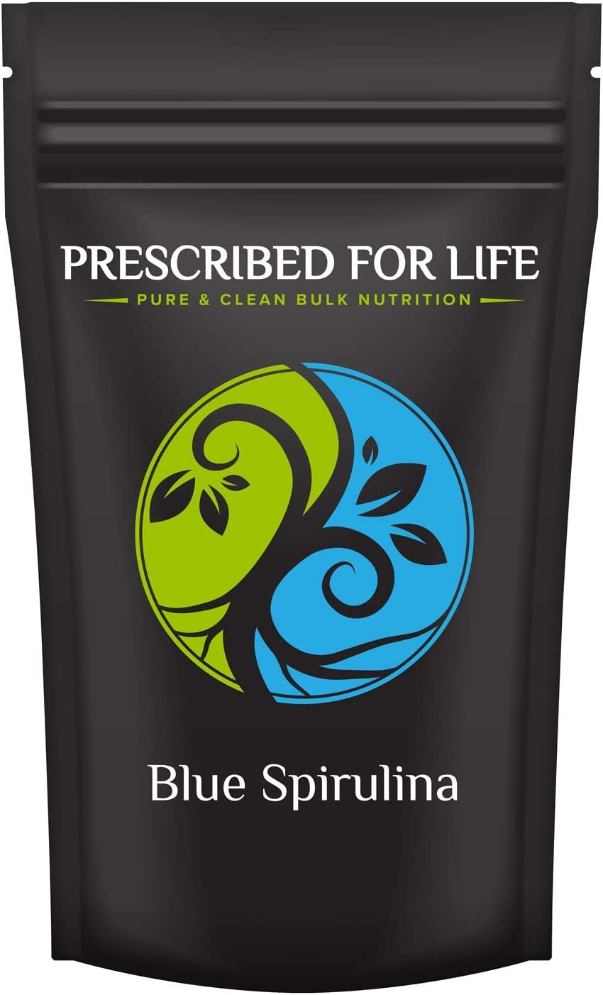 Premium Organic Blue Spirulina Powder | 100% Natural Vegan Superfood | Gluten-Free & Non-GMO | Rich in Phycocyanin, Protein, Vitamins & Antioxidants | 2kg (4.4lb) | Perfect for Smoothies, Baking & Wellness Drinks