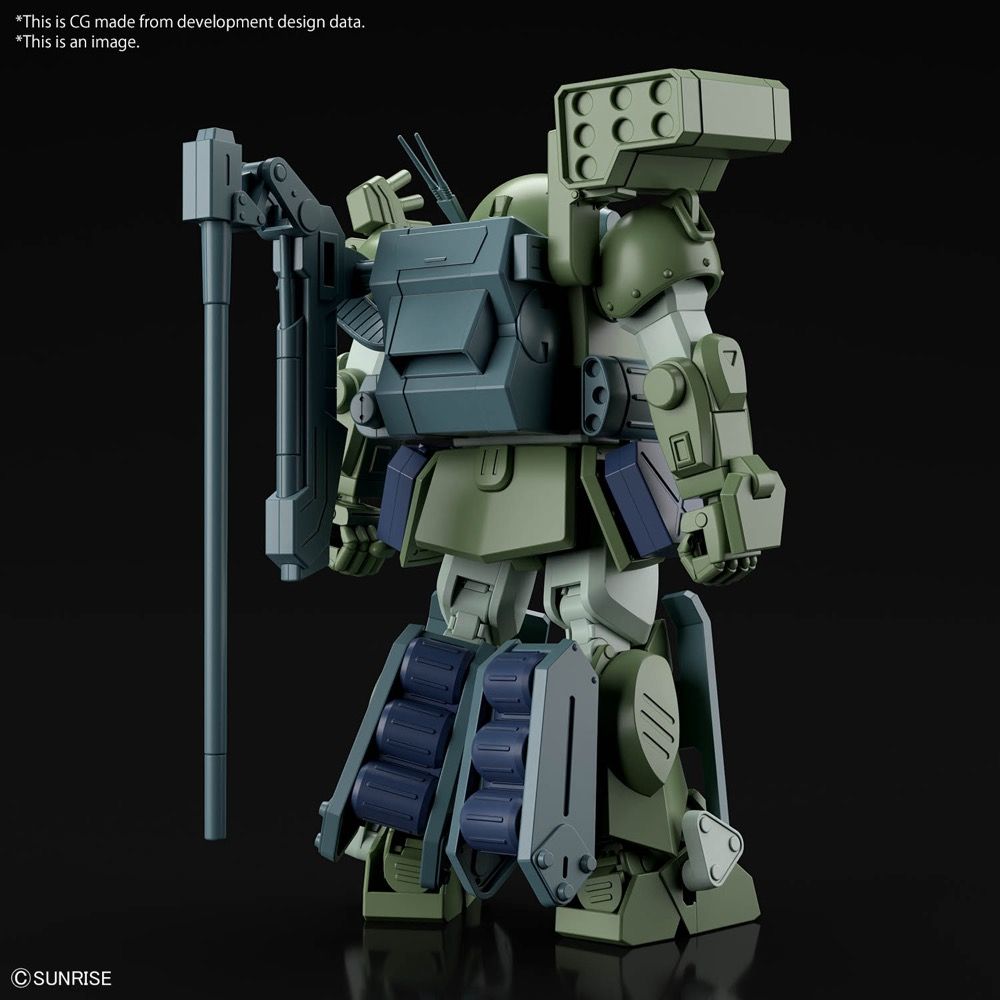 Bandai HG Armored Trooper Votoms: Shining Heresy ATM-09-DD BurglaryDog Model Kit - 1/48 Scale Sci-Fi Action Figure for Collectors & Anime Fans - Perfect for Display & Diorama Building