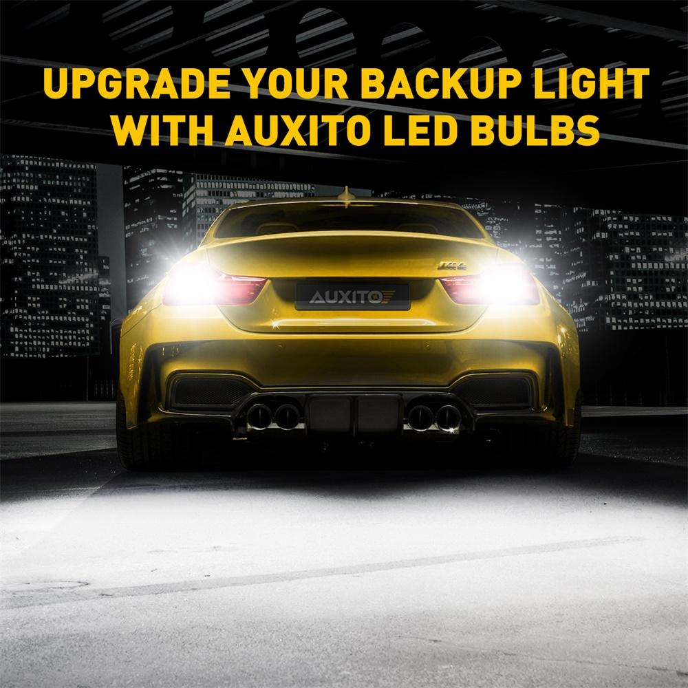 1156 LED Bulb 6000K Xenon White - Bright Tail Light, Reverse Backup Light & Brake Signal Light Bulbs for Cars, Trucks, SUVs - Perfect for Night Driving and Enhanced Safety