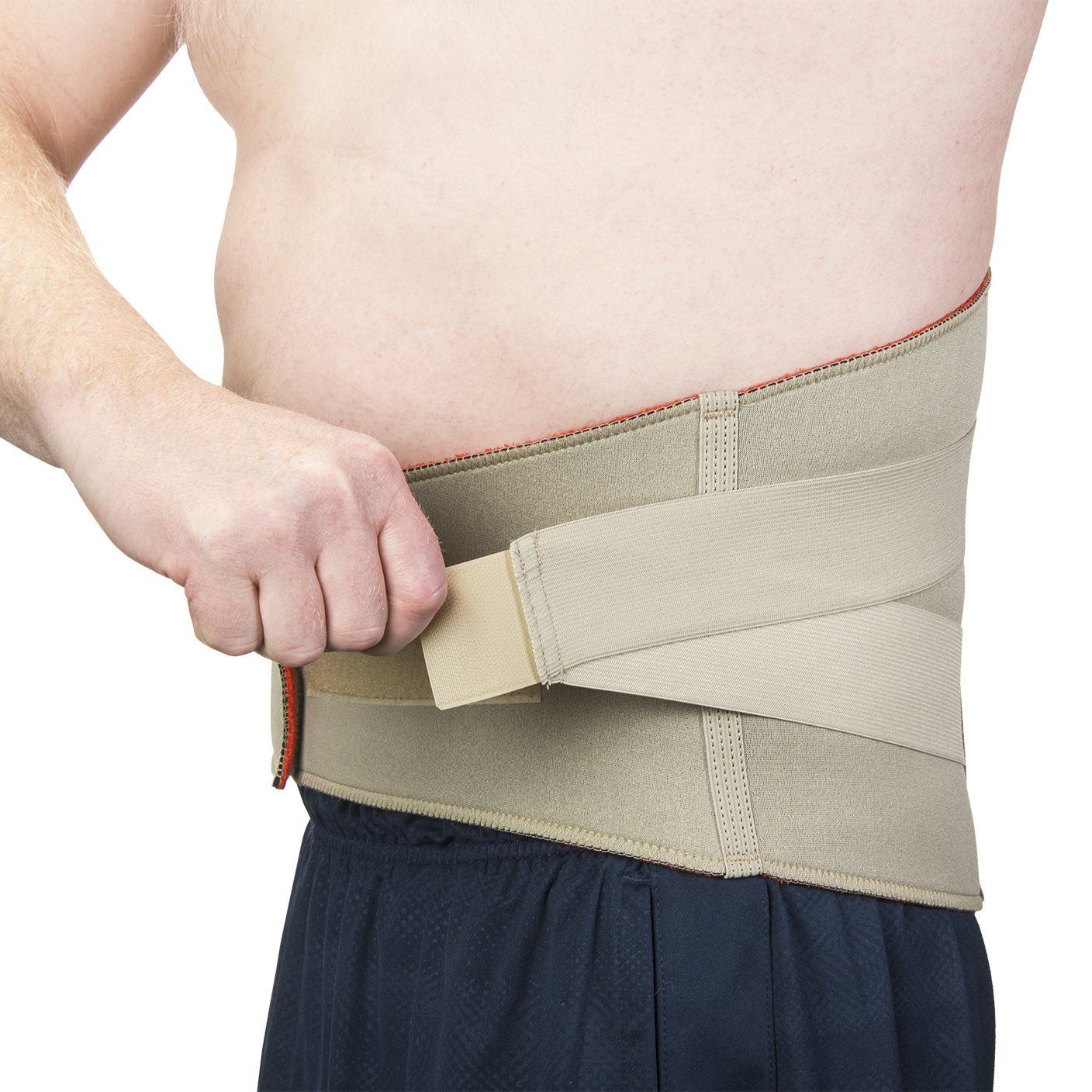Thermoskin Lumbar Back Support Belt - Adjustable Lower Back Brace for Pain Relief & Posture Correction - Ideal for Office Work, Driving & Sports Recovery