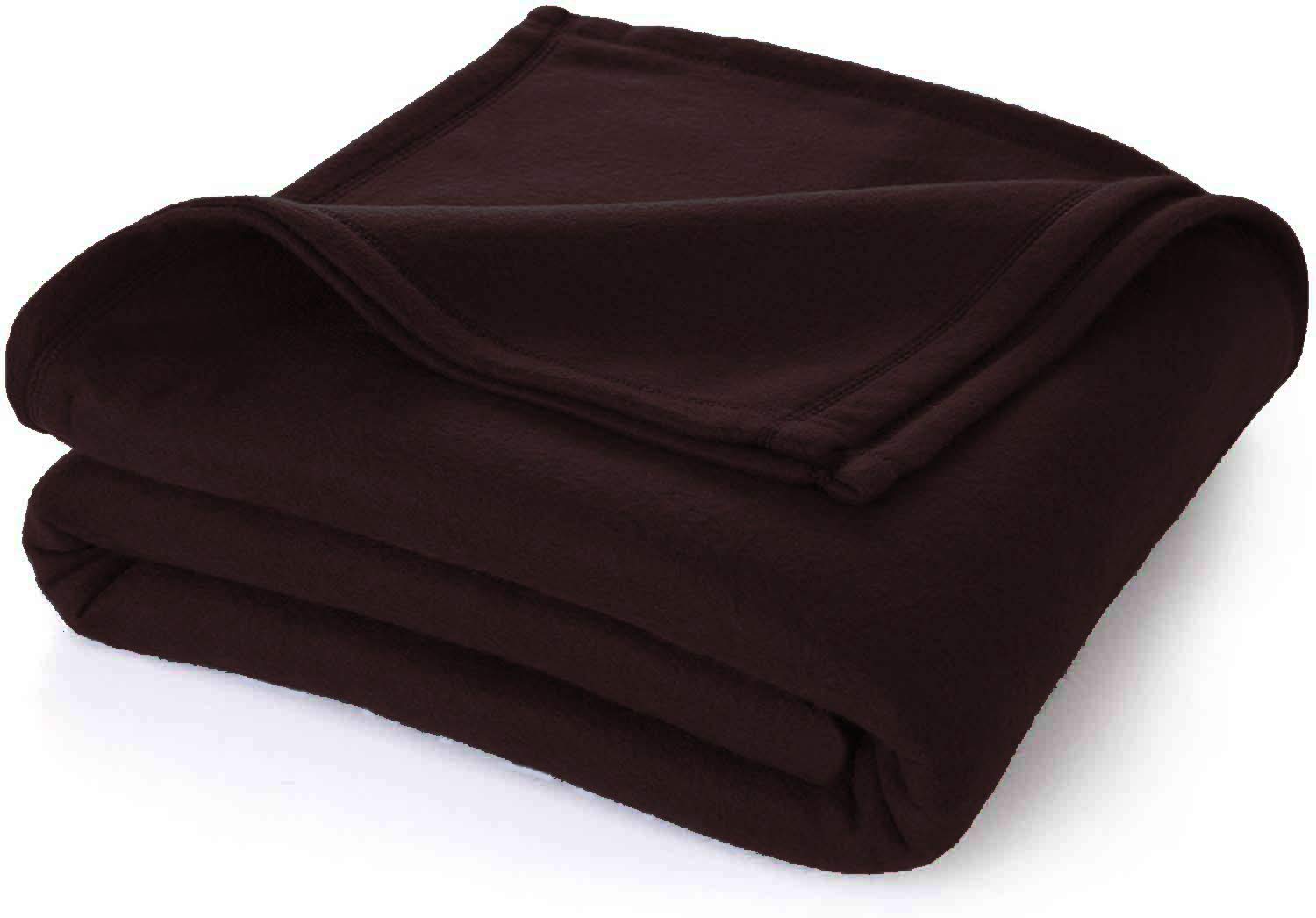 Premium Polar Fleece Bed Blanket - Ultra Soft Thermal Lightweight All-Season Throw for Humans & Pets | Twin Size 56