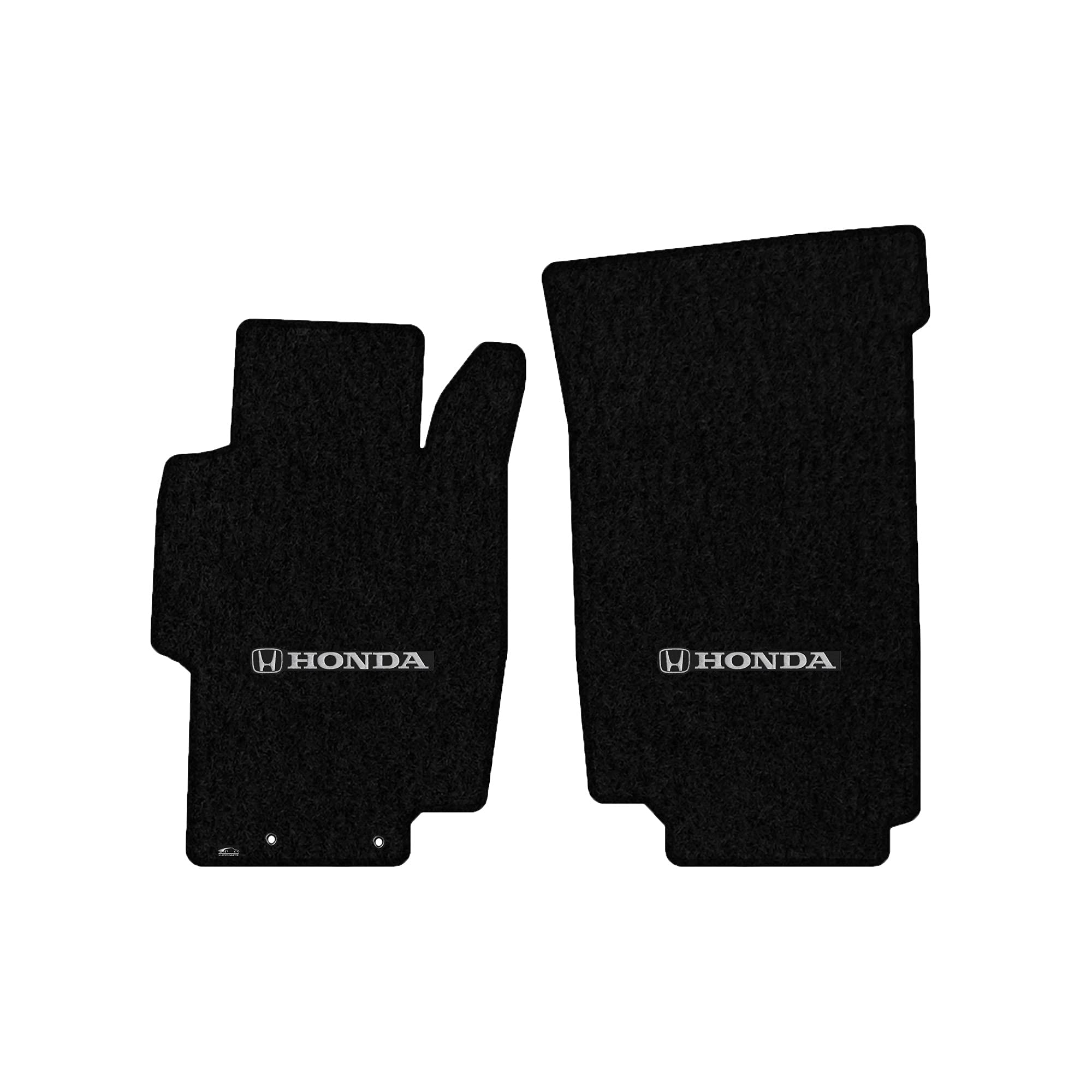 Premium Custom-Fit Carpet Floor Mats for 2003-2007 Honda Accord Coupe - Black 2-Piece Front Set with H Logo | All-Weather Protection & Luxury Interior Upgrade