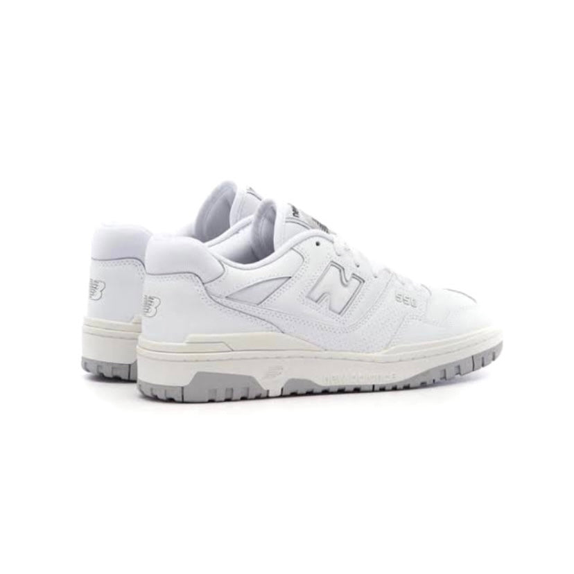 New Balance 550 White Grey Sneakers - Men's & Women's Casual Shoes for Walking, Running & Streetwear Fashion