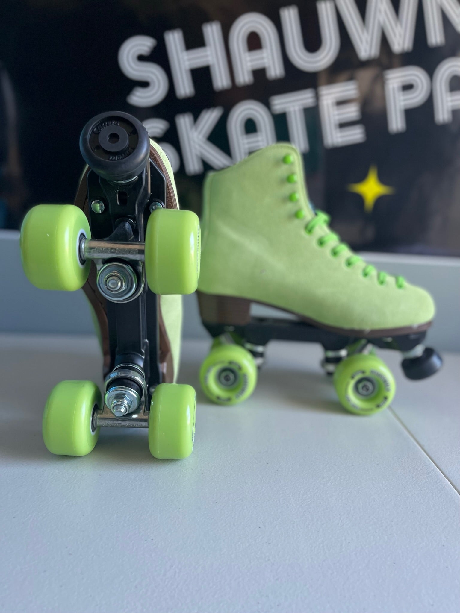 Sure Grip Boardwalk Roller Skates for Women & Men - Outdoor & Indoor Quad Skates with Lightweight Aluminum Plate - Perfect for Rinks, Parks, and Roller Derby