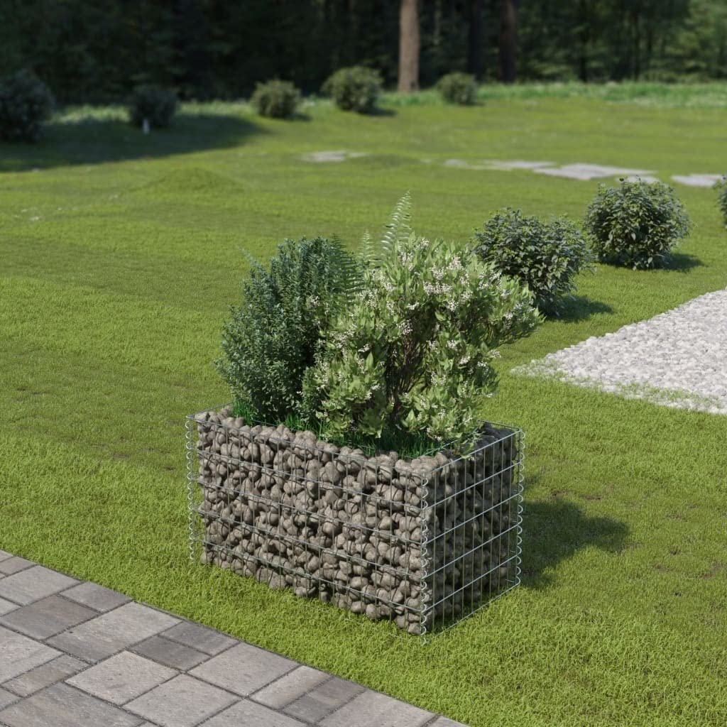 Galvanized Steel Gabion Planter 35.4