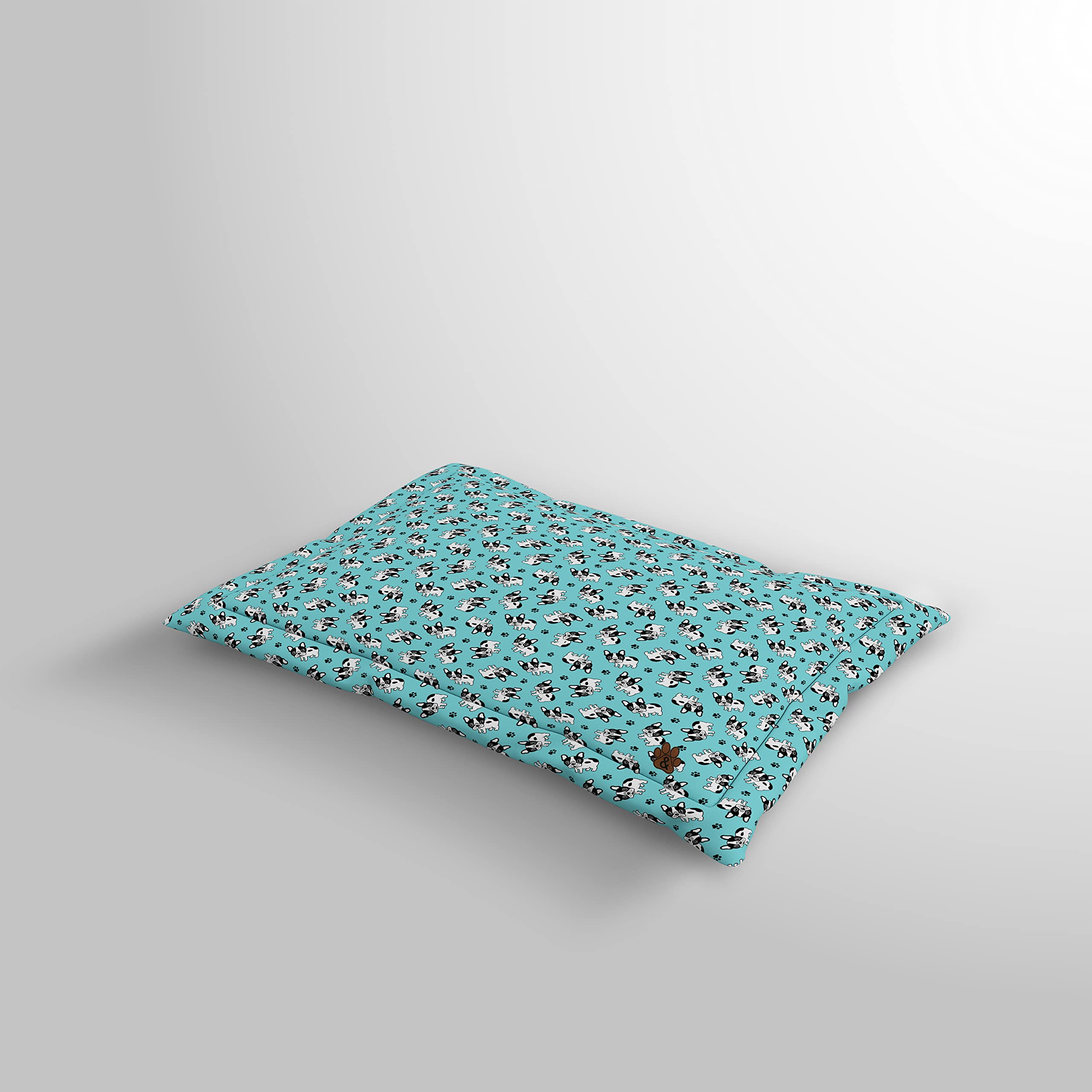 Premium Dog Bed Mat for Large, Medium & Small Dogs & Cats - Non-Slip Bottom, Machine Washable Pet Mattress (Pattern 03, Large) - Perfect for Crates, Floors & Pet Travel