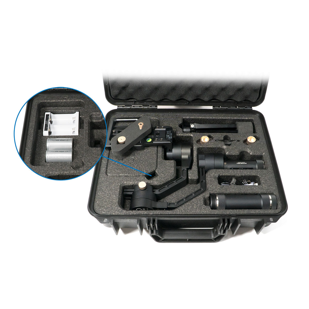EVO Gimbals Rage Gen2 3-Axis Stabilizer for DSLR & Mirrorless Cameras - Professional Video Stabilization for Vlogging, Filmmaking & Travel Photography