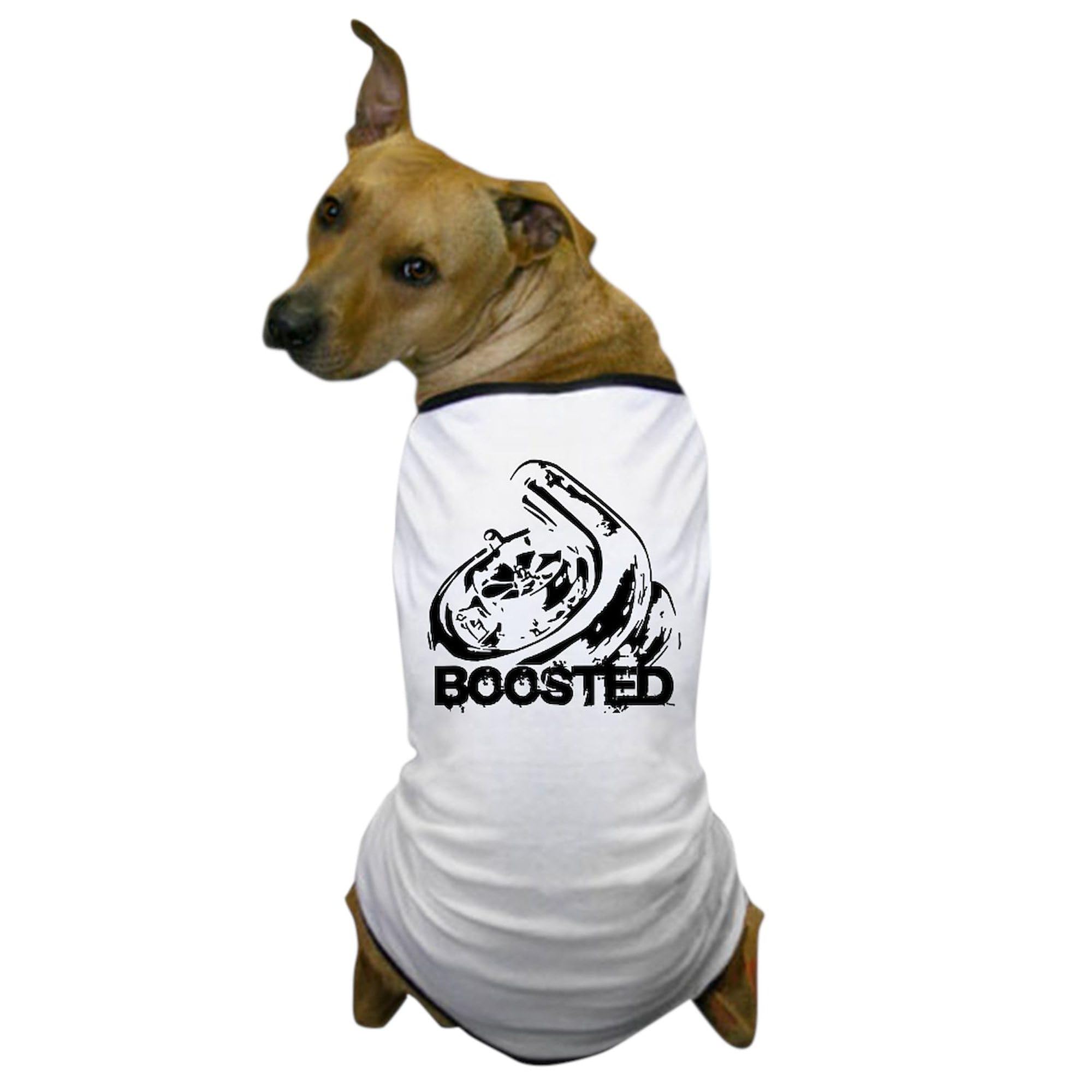 Boosted Dog T-Shirt | Funny Pet Clothing & Costume for Dogs | Perfect for Halloween, Parties & Photo Shoots