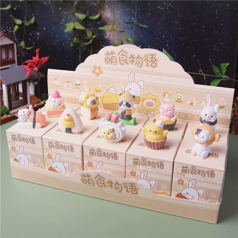 Lovely Food Bean Series Blind Box - Cute Collectible Figures for Surprise Gifts, Party Favors & Home Decor