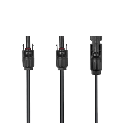 EcoFlow Solar MC4 Parallel Connection Cable - High Efficiency Solar Panel Connector for RV, Camping & Off-Grid Power Systems