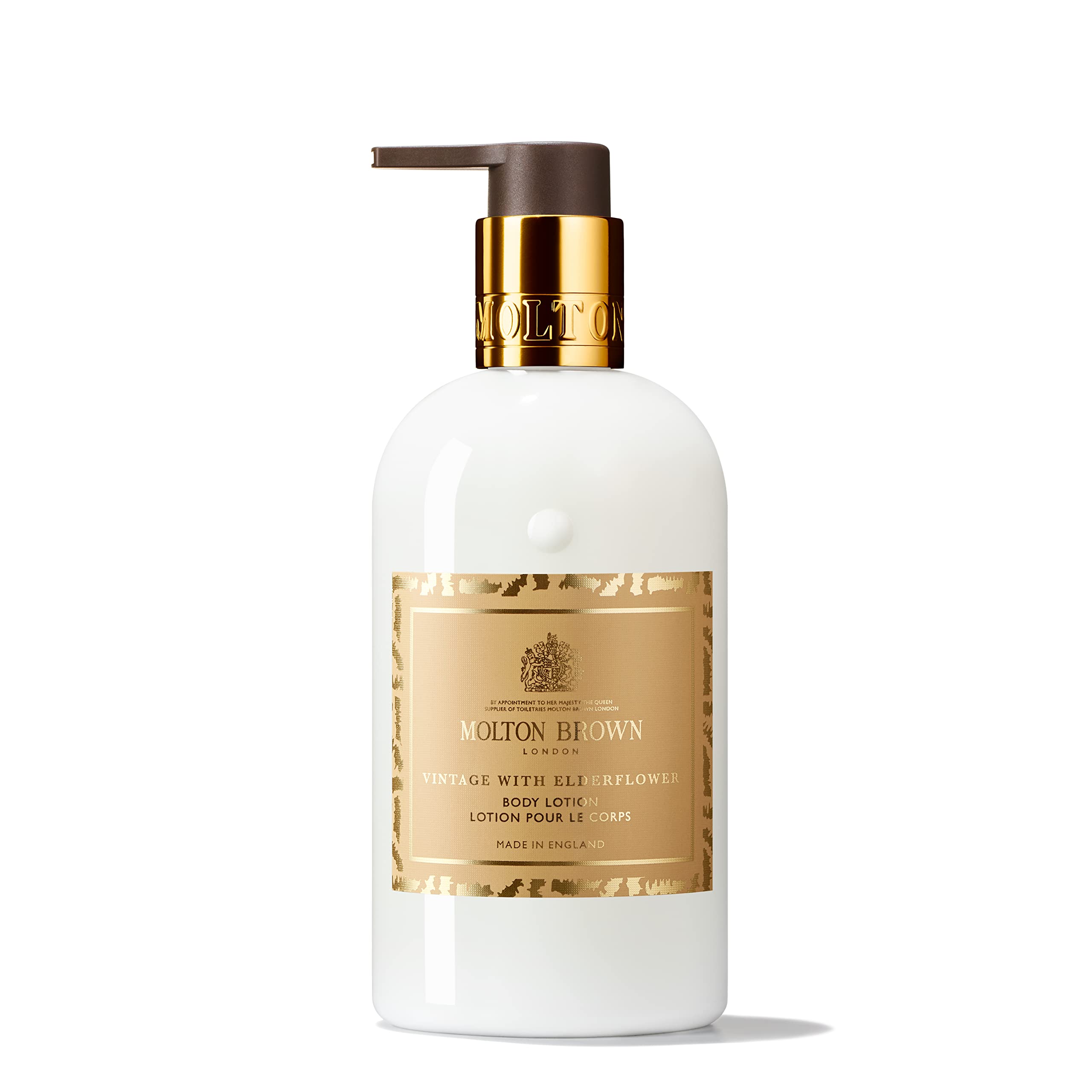 Molton Brown Vintage With Elderflower Body Lotion 300ml - Hydrating & Luxurious Moisturizer for Dry Skin - Perfect for Daily Use, Gifts & Spa Days