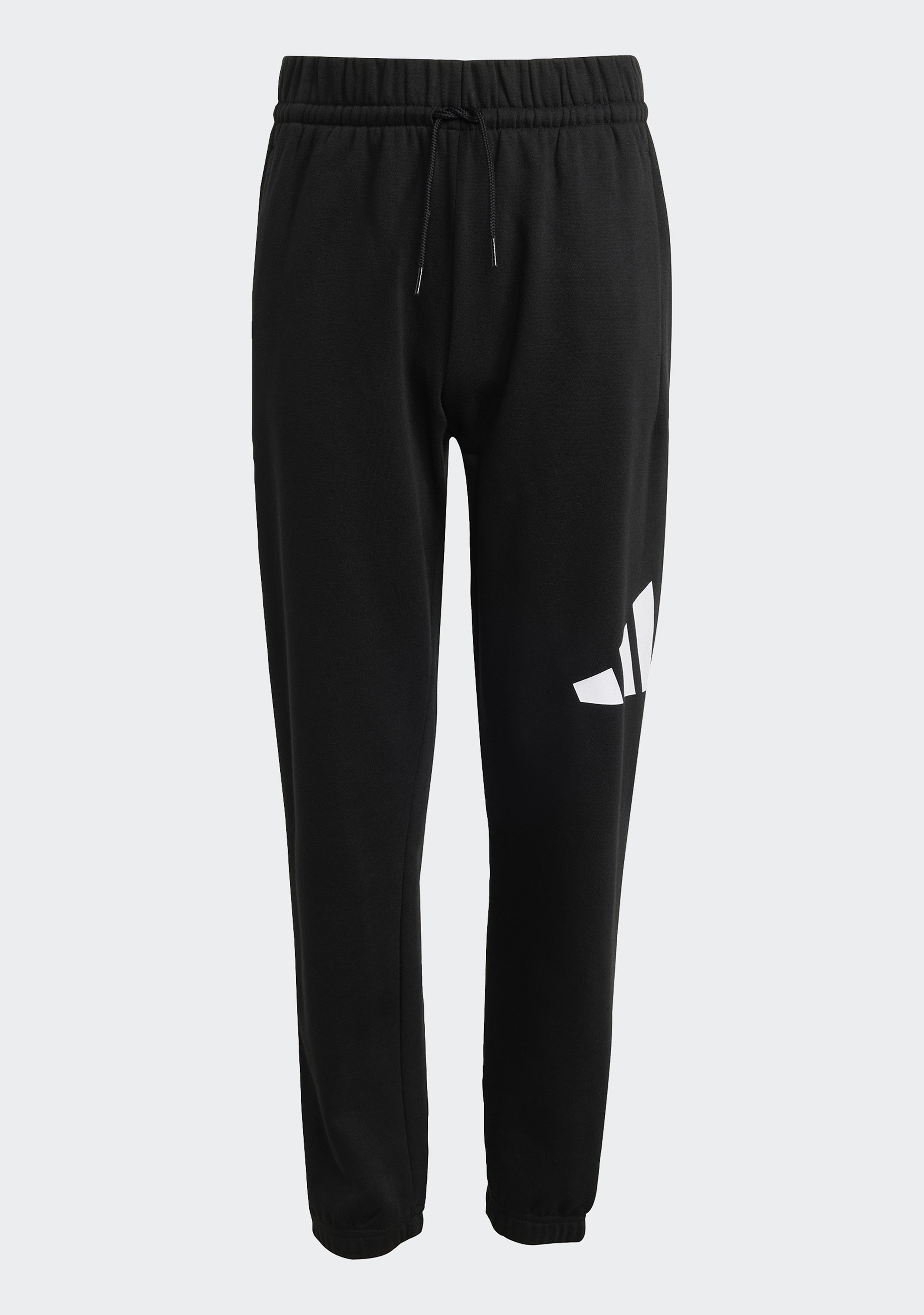 Adidas Kids' Big Logo Fleece Joggers & Crew Top Set - 2 Piece Outfit for Boys & Girls | Soft Comfortable Athletic Wear for Playdates, School & Casual Activities