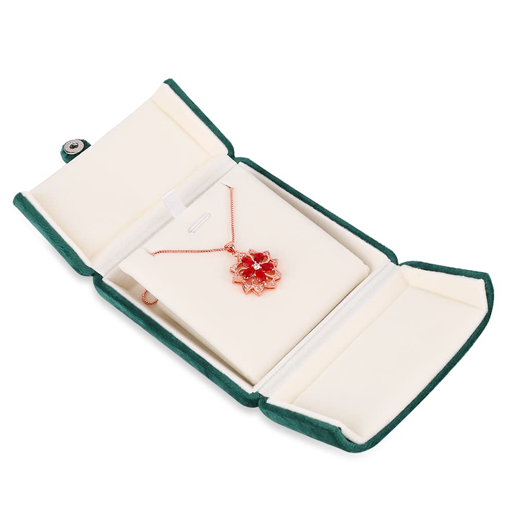 iSuperb Elegant Jewelry Gift Box Set - Premium Pendant Necklace, Bracelet & Earrings Display Storage Case - Perfect for Christmas, Engagement, Proposal & Wedding Gifts - Jewelry Organizer for Women & Girls