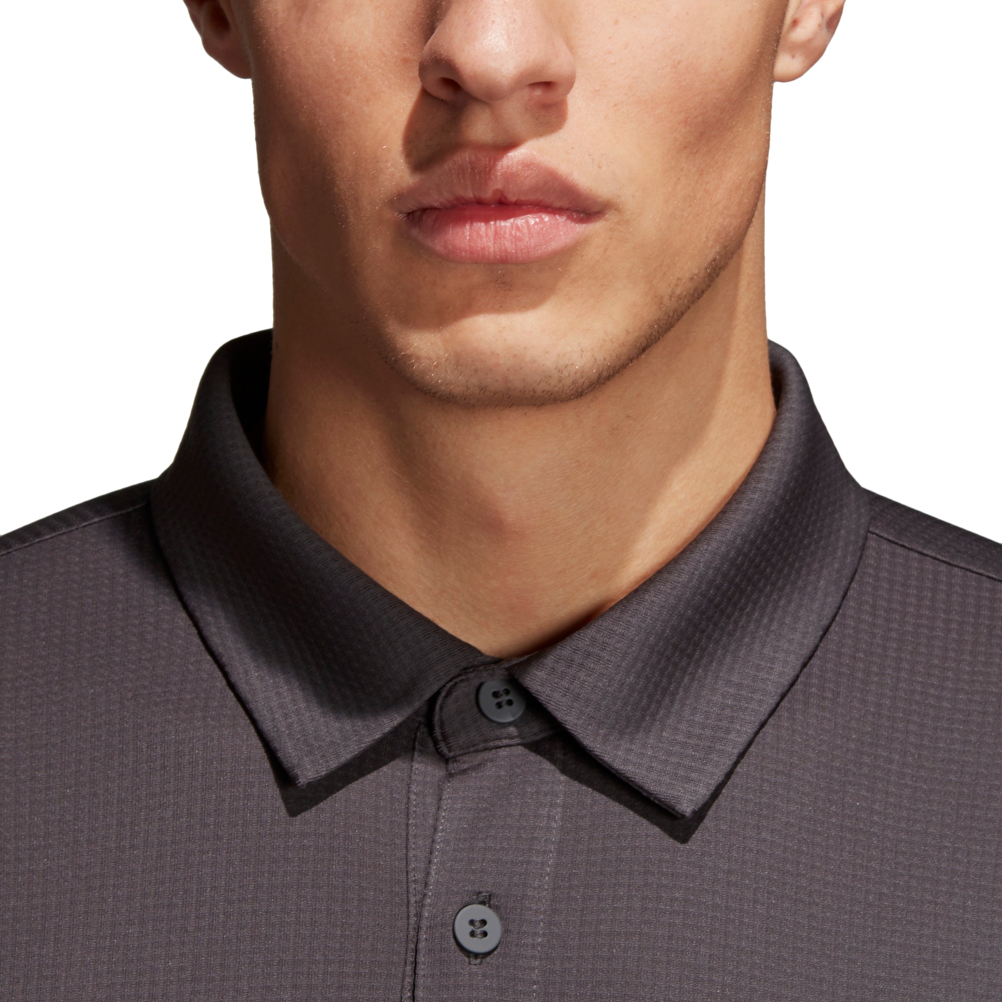 adidas Men's Climachill Performance Polo Shirt - Carbon Grey CE1442 | Moisture-Wicking & Breathable for Golf, Tennis & Casual Wear
