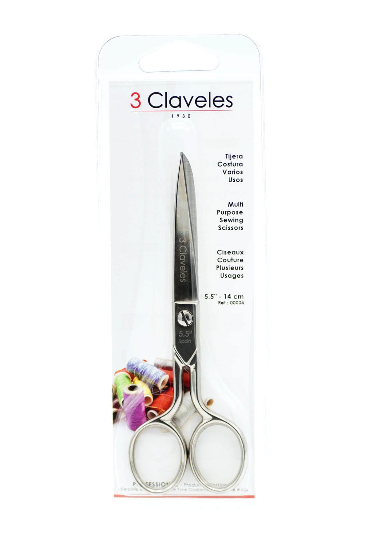 Premium Stainless Steel Scissors - Sharp Precision Cutting for Fabric, Paper, Crafts & Office Use - Ideal for Sewing, DIY Projects & Home Office