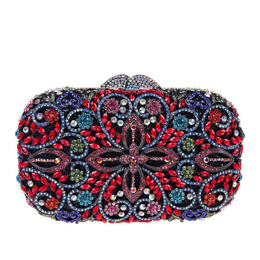 Luxury Crystal Evening Clutch Bag for Women - Elegant Wedding Party Handbag, Formal Cocktail Prom Purse - Perfect for Bridal Events, Gala Dinners & Special Occasions