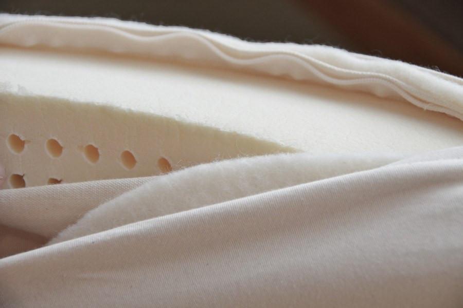 Organic Latex Mattress - 6.5 Inch Natural & Hypoallergenic - Perfect for Eco-Friendly Bedrooms & Allergy Sufferers