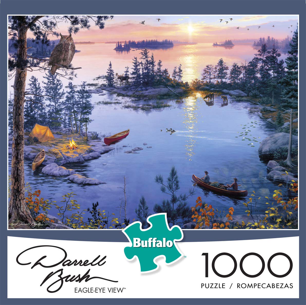 Buffalo Games 1000-Piece Eagle-Eye View Jigsaw Puzzle for Adults & Family Game Night