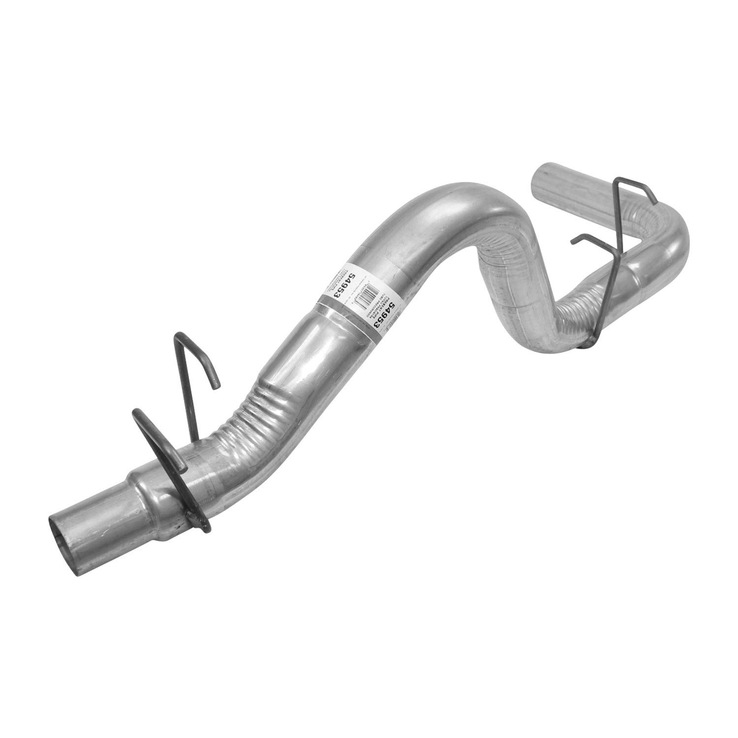 AP Exhaust Products 54953 Stainless Steel Exhaust Tail Pipe - Universal Fit for Trucks & SUVs - Durable Performance Exhaust System Replacement (Great for Off-Roading & Daily Commuting)