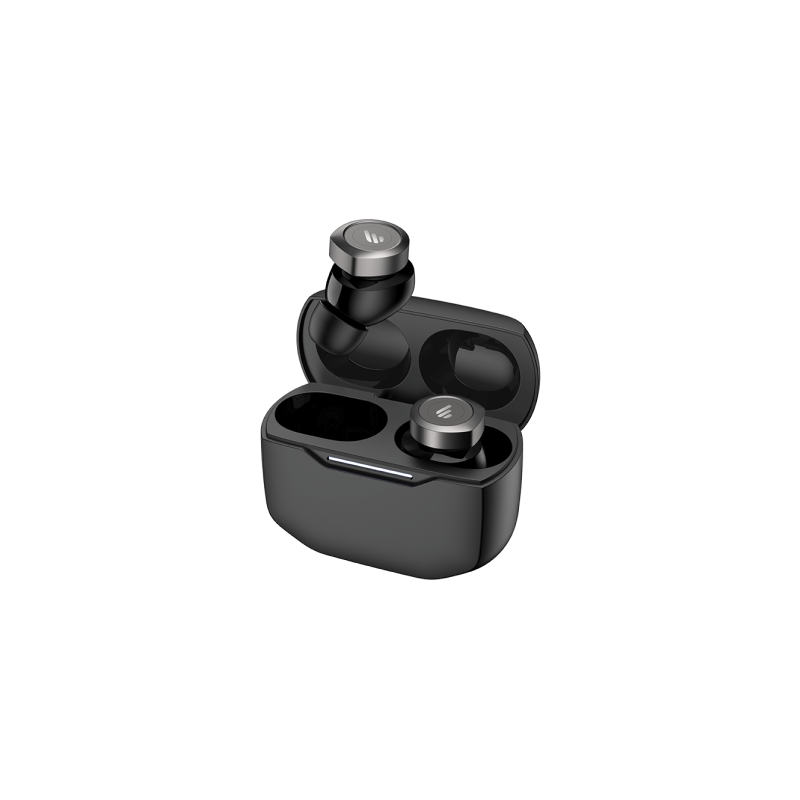 Edifier W240TN True Wireless Earbuds - Bluetooth 5.3, 30H Playtime, IP55 Waterproof, Noise Cancelling for Gym, Running, Workout & Commuting - Black