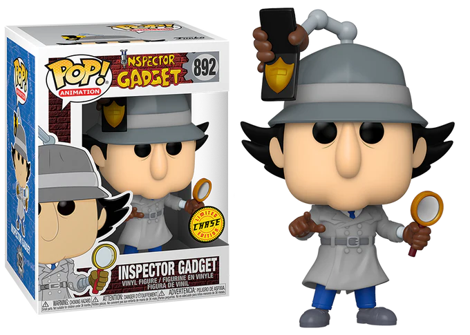Limited Edition Inspector Gadget Chase Funko Pop! Vinyl Figure #892 - Collectible Toy for Fans & Gift for Animation Lovers