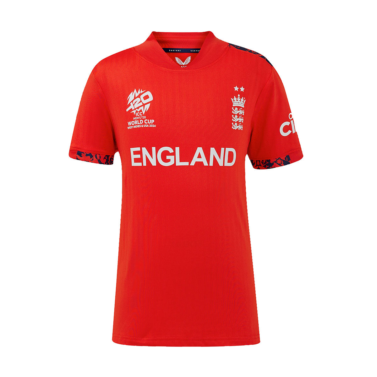 ECB T20 Replica Cricket Jersey - Short Sleeve Junior Shirt for World Cup 2023 | Youth Cricket Uniform for Matches & Fan Support