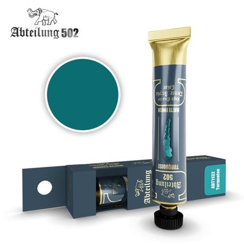 Premium ABT1132 Turquoise Dense Acrylic Paint - 20mL Bottle for Artists & Crafters - Perfect for Canvas Painting, DIY Projects & Professional Artwork