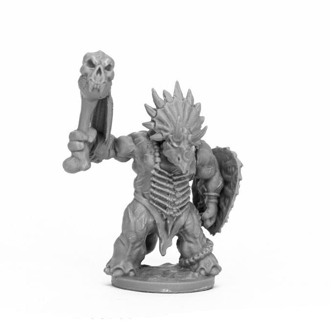 Reaper Miniatures Thunderfoot Defender #44065 - Unpainted Plastic Miniature for D&D, Pathfinder & Tabletop RPGs - Fantasy Gaming Mini for Painting & Collecting