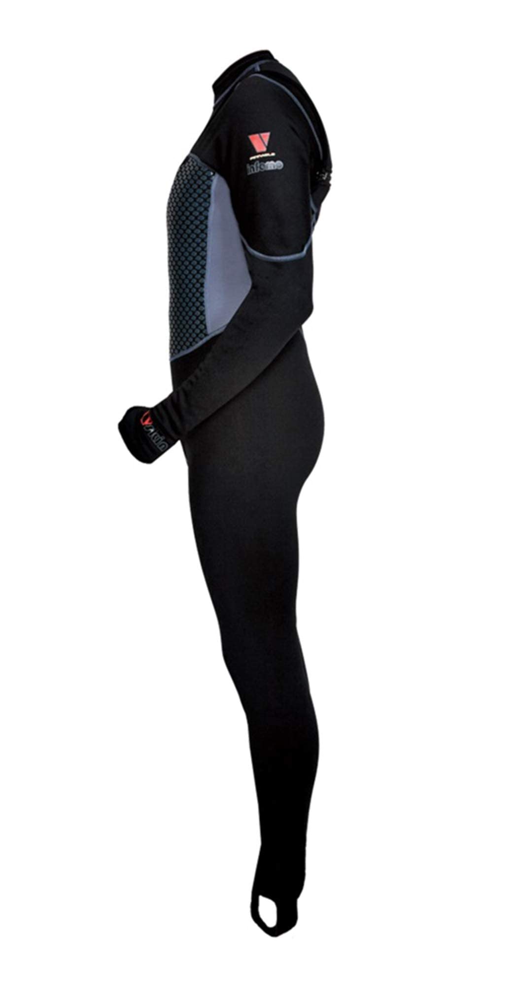 Pinnacle Inferno V-Skin Men's Front Zip Wetsuit for Surfing, Diving & Water Sports - 3mm Neoprene Thermal Protection