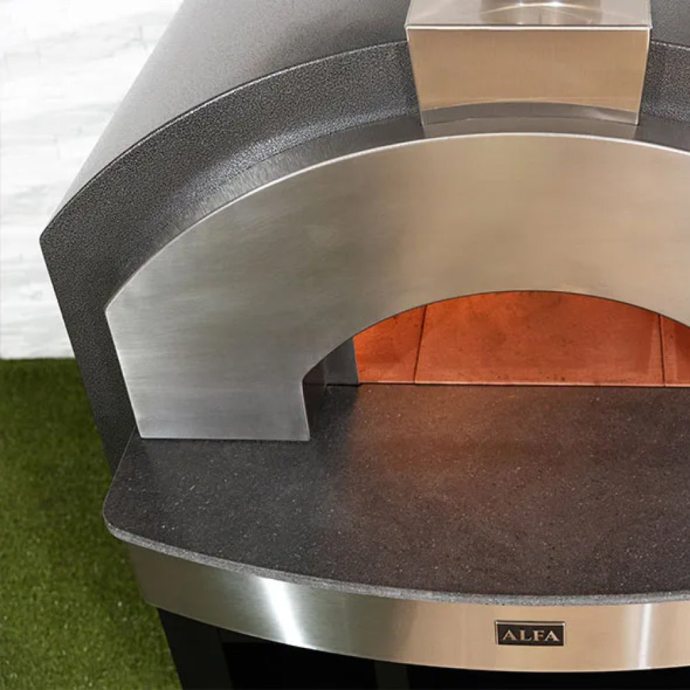 Alfa Professional QUICK 6 Wood-Fired Pizza Oven Q6P – Outdoor Portable Pizza Maker for Backyard, Camping & Italian Cooking