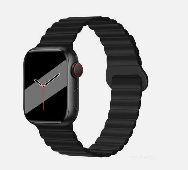 Premium HOCO Magnetic Silicone Band for Apple Watch Series 1-9 & SE - 42mm 44mm 45mm 49mm - Comfortable & Secure Fit for Workouts, Running & Everyday Wear