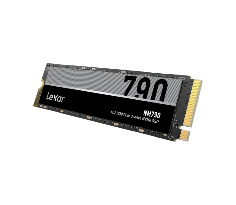Lexar NM790 4TB NVMe PCIe 4.0 M.2 2280 Internal SSD - Up to 7400MB/s Read Speed for Gaming, Video Editing & PC Performance Boost | Compatible with PS5, Laptops & Desktops