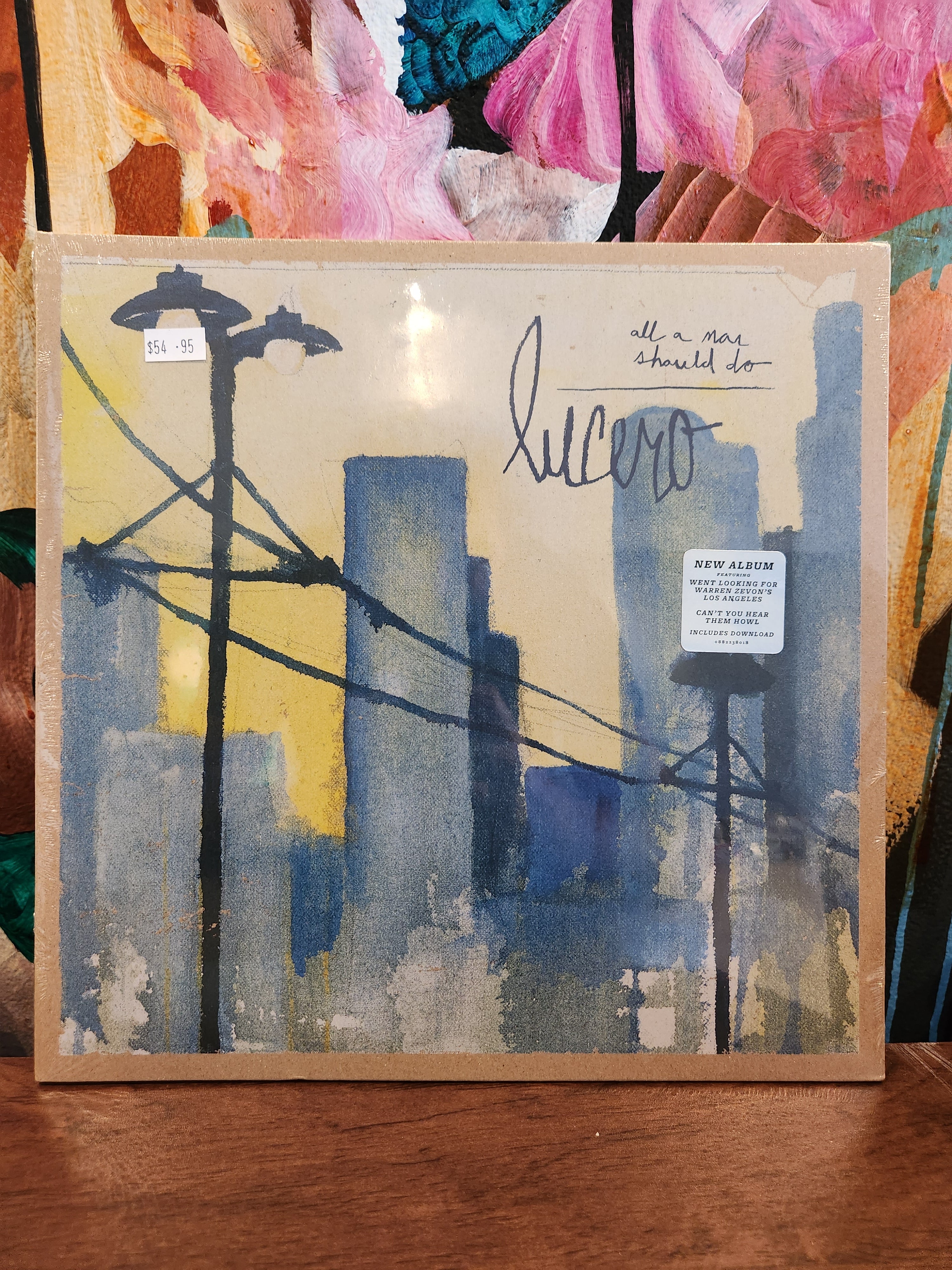 Lucero 'All a Man Should Do' Vinyl LP Record - Americana Rock Music for Home Listening & Collector's Edition