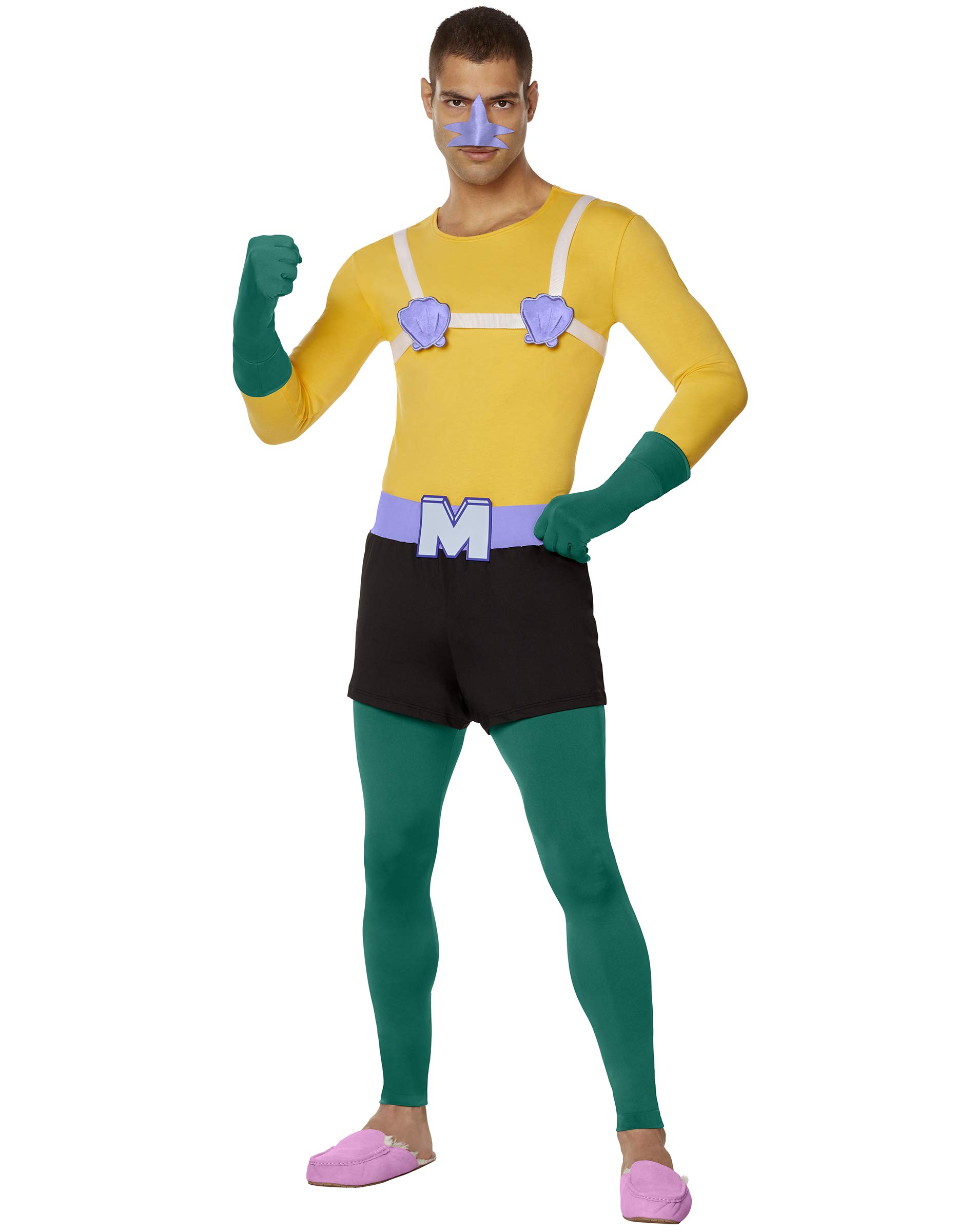 Spirit Halloween Adult SpongeBob SquarePants Mermaid Man Costume - Official Licensed Halloween Outfit for Cosplay & Costume Parties