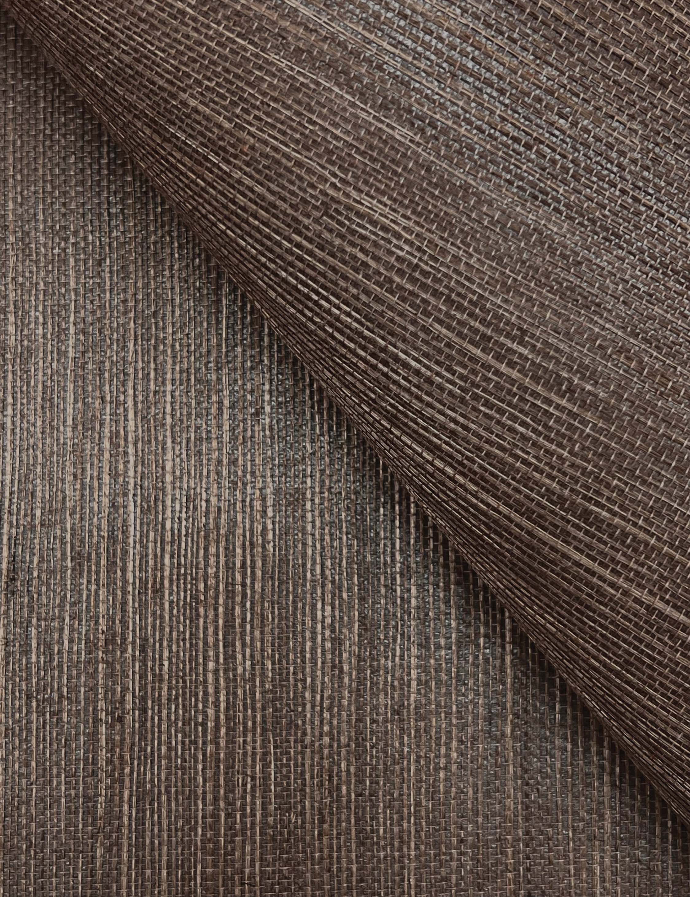 Beale Grasscloth Wallpaper Swatch in Mink - Natural Textured Wall Covering for Living Room, Bedroom & Office Decor