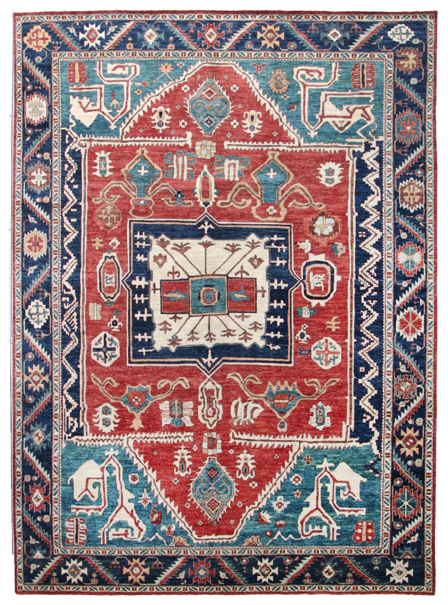Authentic Bakshaish Handwoven Tribal Rug - J64313 - Premium Persian Wool Carpet for Living Room, Bedroom & Home Decor