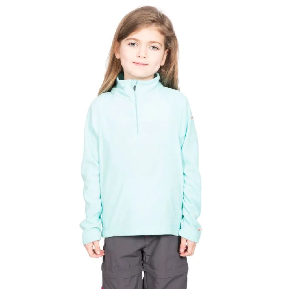 Trespass Meadows Girls' Microfleece Jacket - Soft & Warm Winter Coat for Kids - Perfect for Outdoor Play, School & Cold Weather Activities