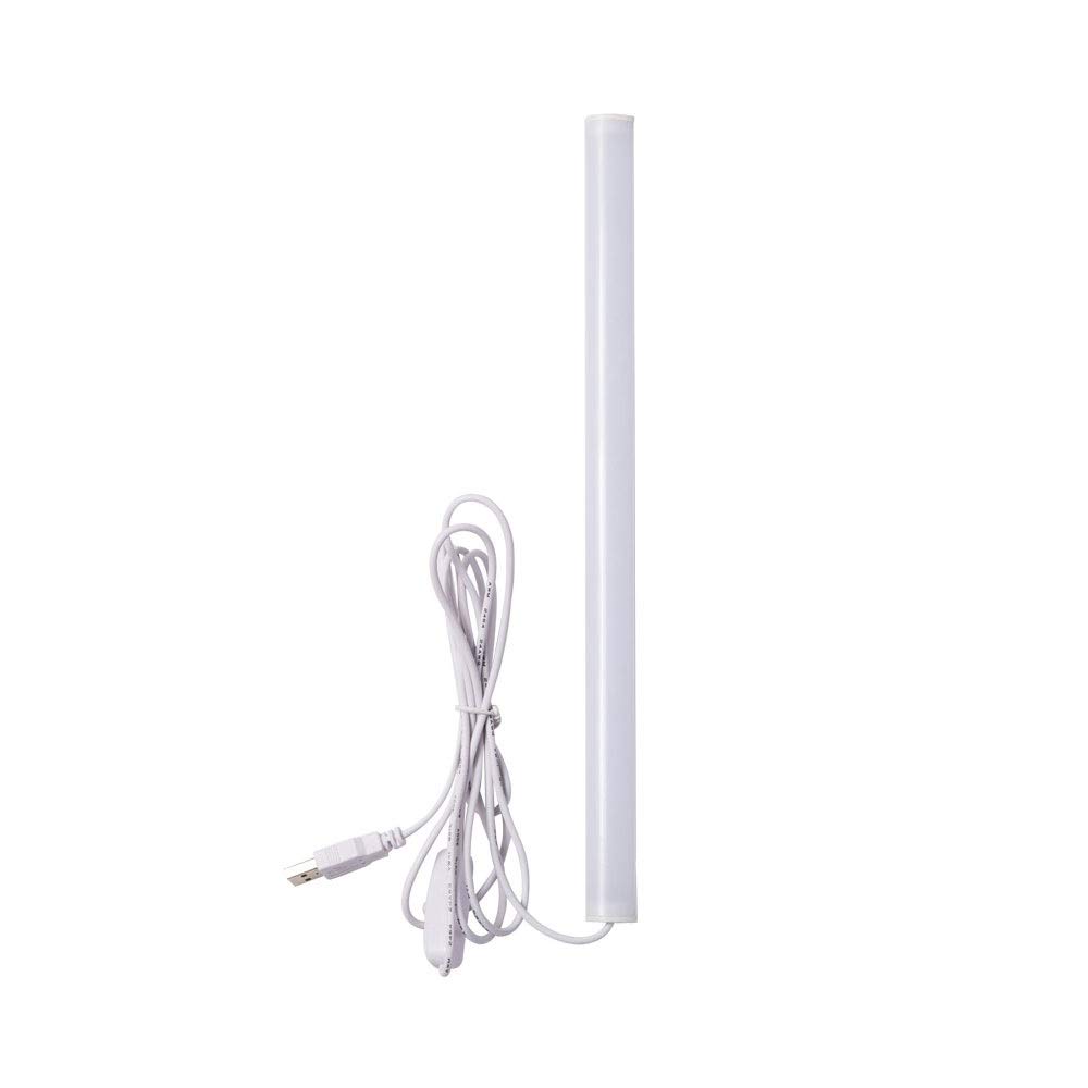JWWC LED Table Lamp with USB Charging & Touch Control - 40cm Natural Light Eye Protection Reading Lamp for Dorm, Study, Office, Bedroom | Portable Night Light for Reading, Working & Relaxing