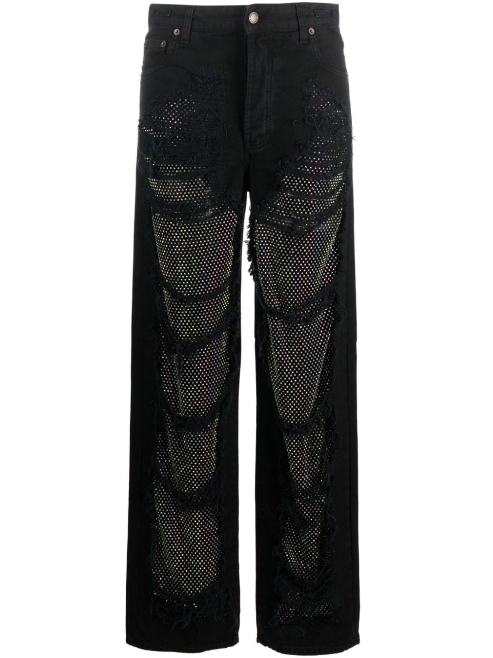 DARKPARK Men's Slim Fit Black Jeans - Stretch Denim Pants for Casual Wear & Everyday Outfits