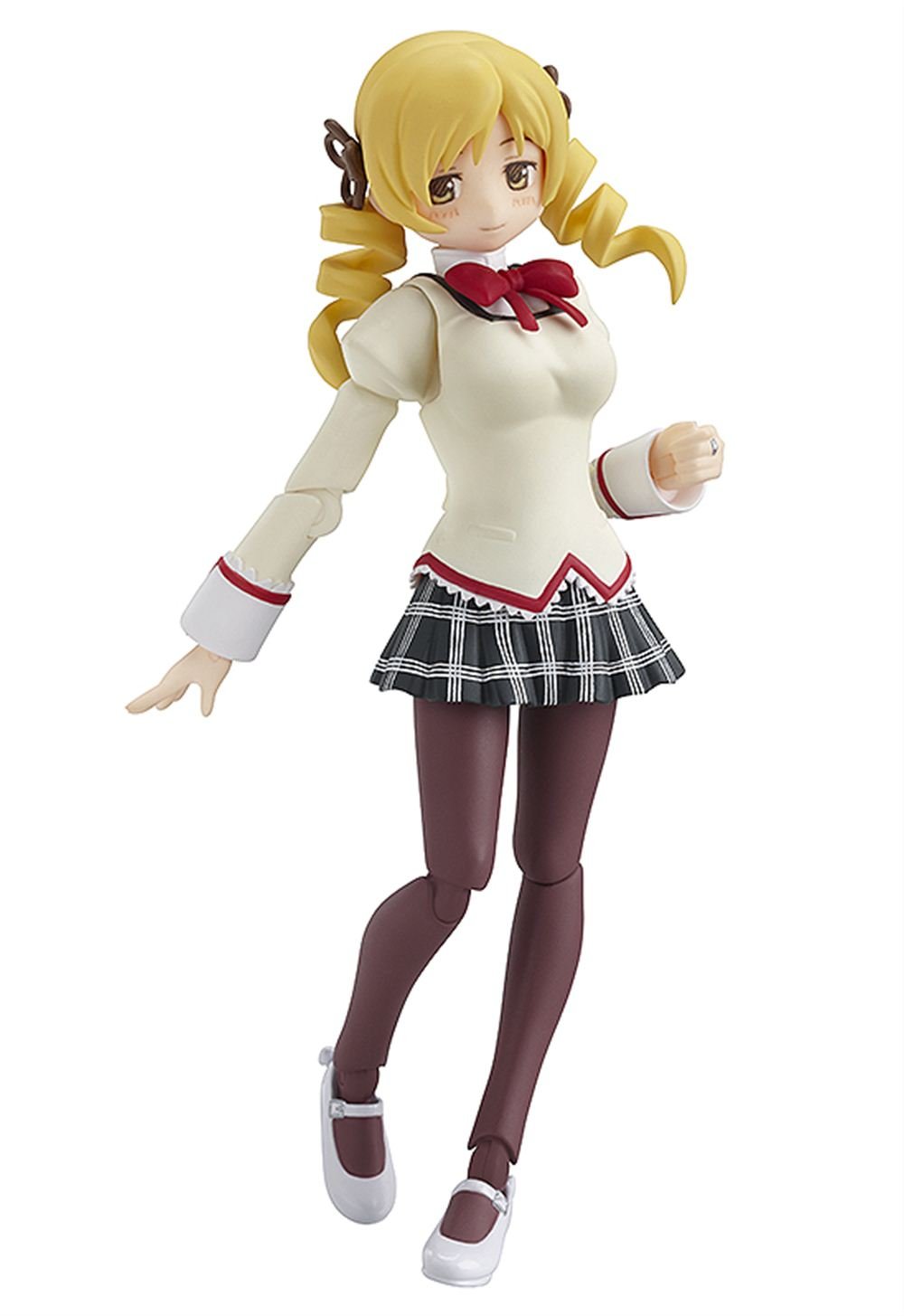 Good Smile Puella Magi Madoka Magica Mami Tomoe School Uniform Figma Action Figure - Anime Collectible for Display & Photography | Perfect for Fans, Cosplay Inspiration, and Home Decor