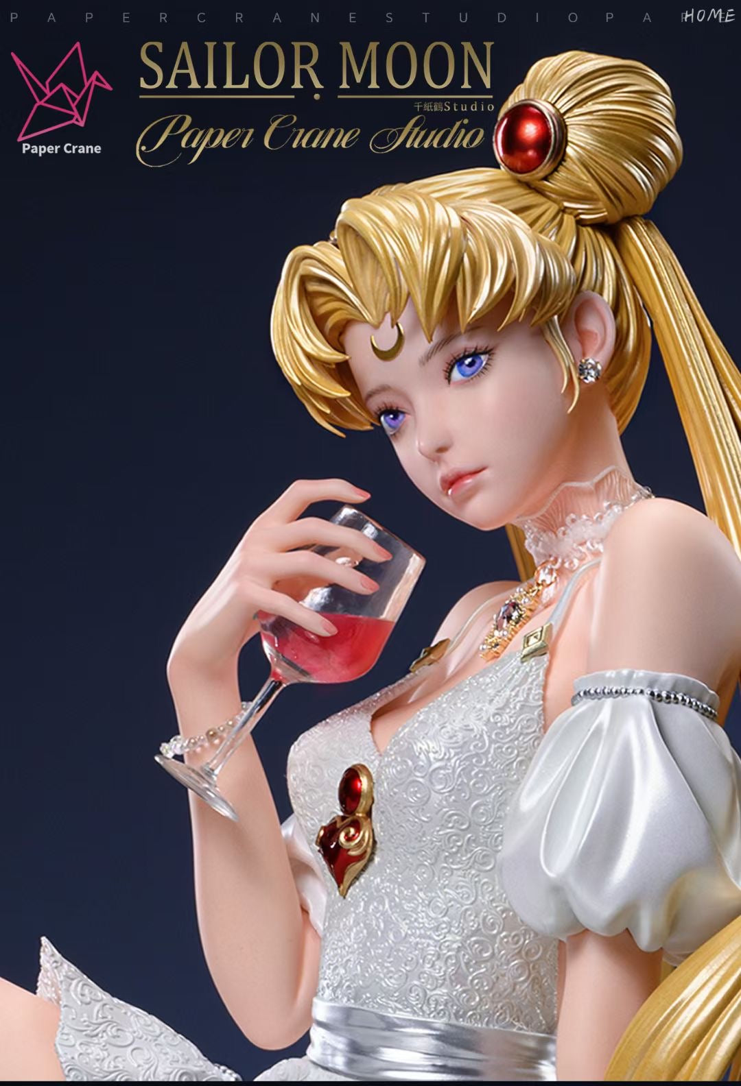Paper Crane Studio Sailor Moon | Usagi Tsukino Figure - Perfect for Anime Collectors, Home Decor & Gift Ideas