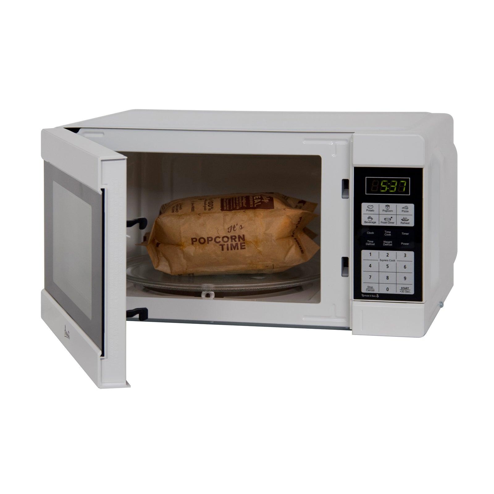 Avanti MT113K3S 1.1 Cu. Ft. Compact Countertop Microwave Oven - Perfect for Dorms, Small Kitchens & Office Break Rooms
