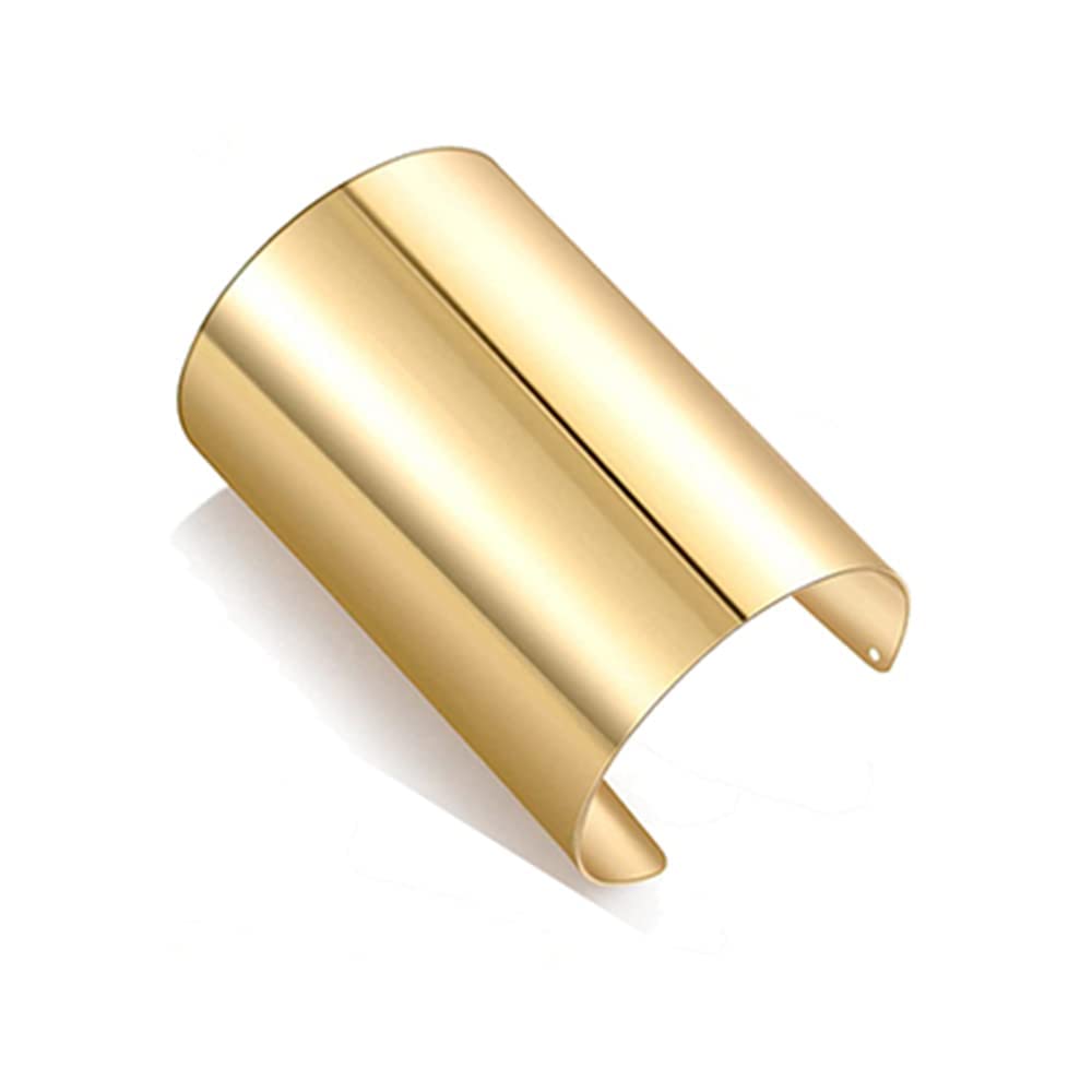 CASDAN Gold Open Cuff Bangle Bracelet for Women - Adjustable Wire Wrap Wrist Cuff Jewelry, Perfect for Parties, Weddings & Everyday Fashion Accessories