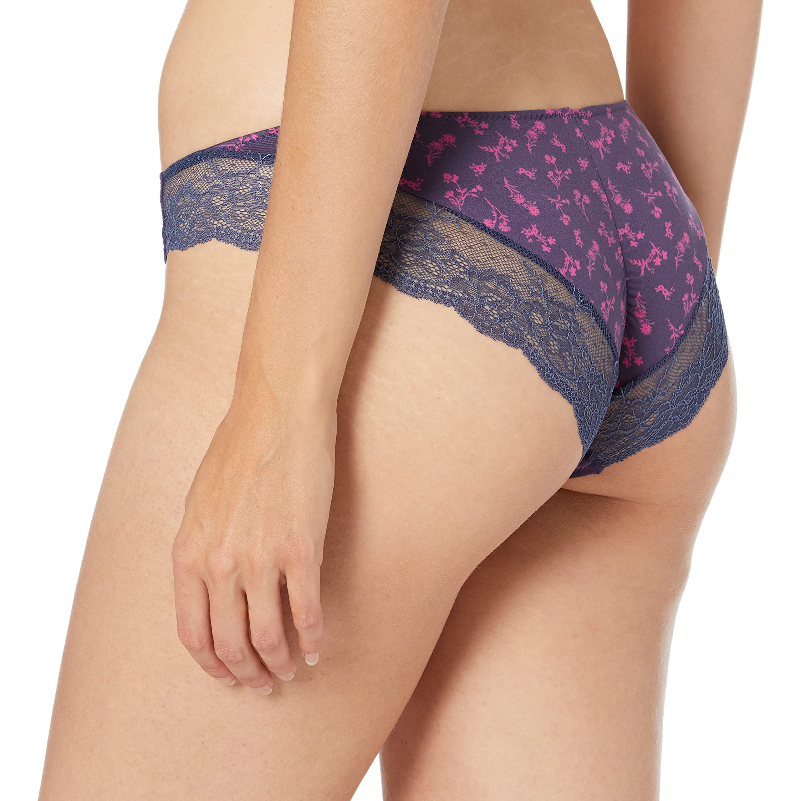 Maidenform Women's Lace Back Tanga Underwear - Sexy Comfortable Thong Panties for Everyday Wear & Special Occasions