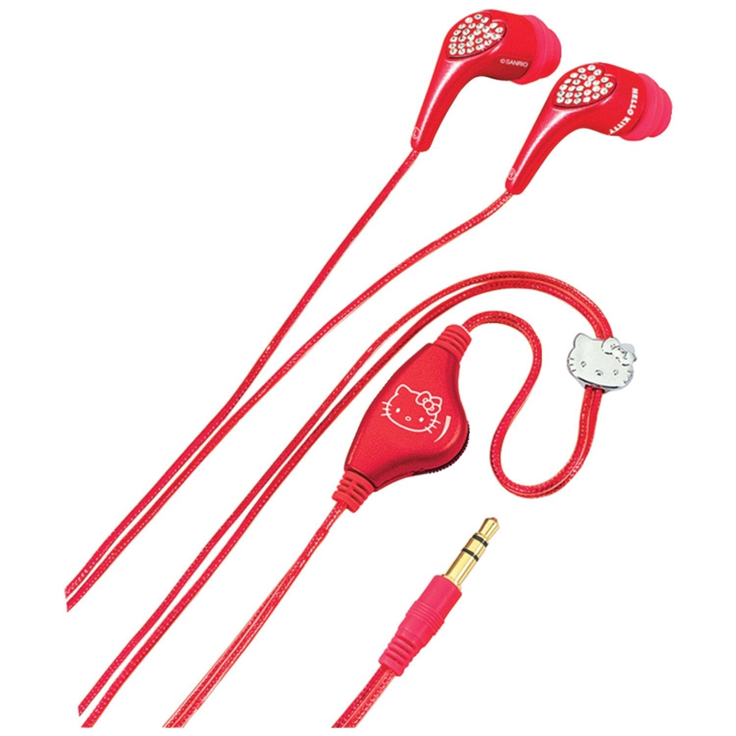 Hello Kitty KT2081R Cute Wireless Headphones for Girls - Perfect for School, Travel, and Everyday Use