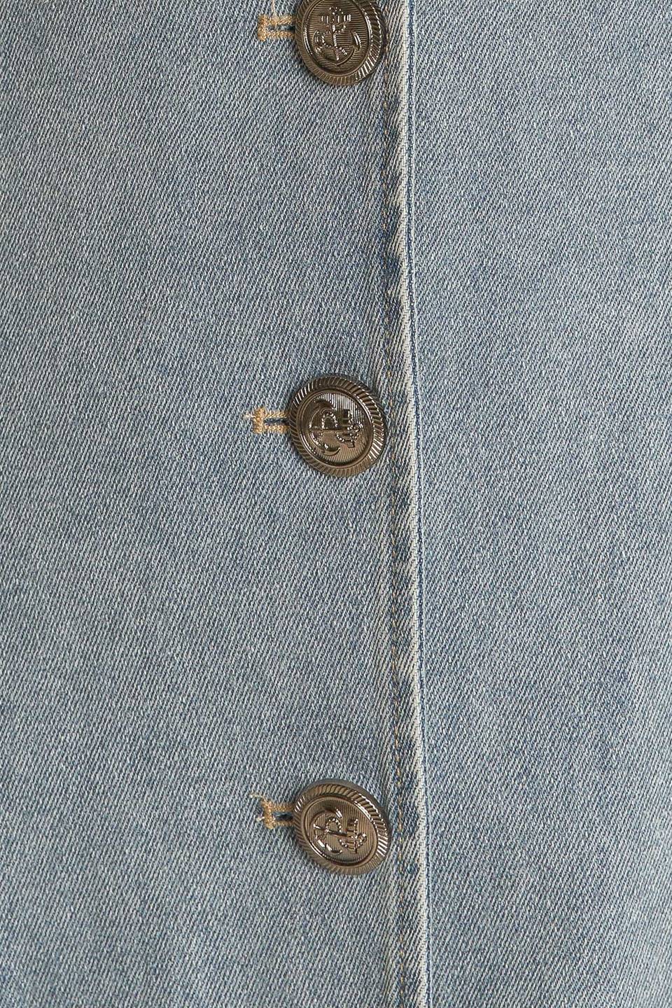 Nautical & Nice Light Denim Midi Dress - Women's Casual Summer Beach Dress for Vacation, Date Night & Outdoor Activities