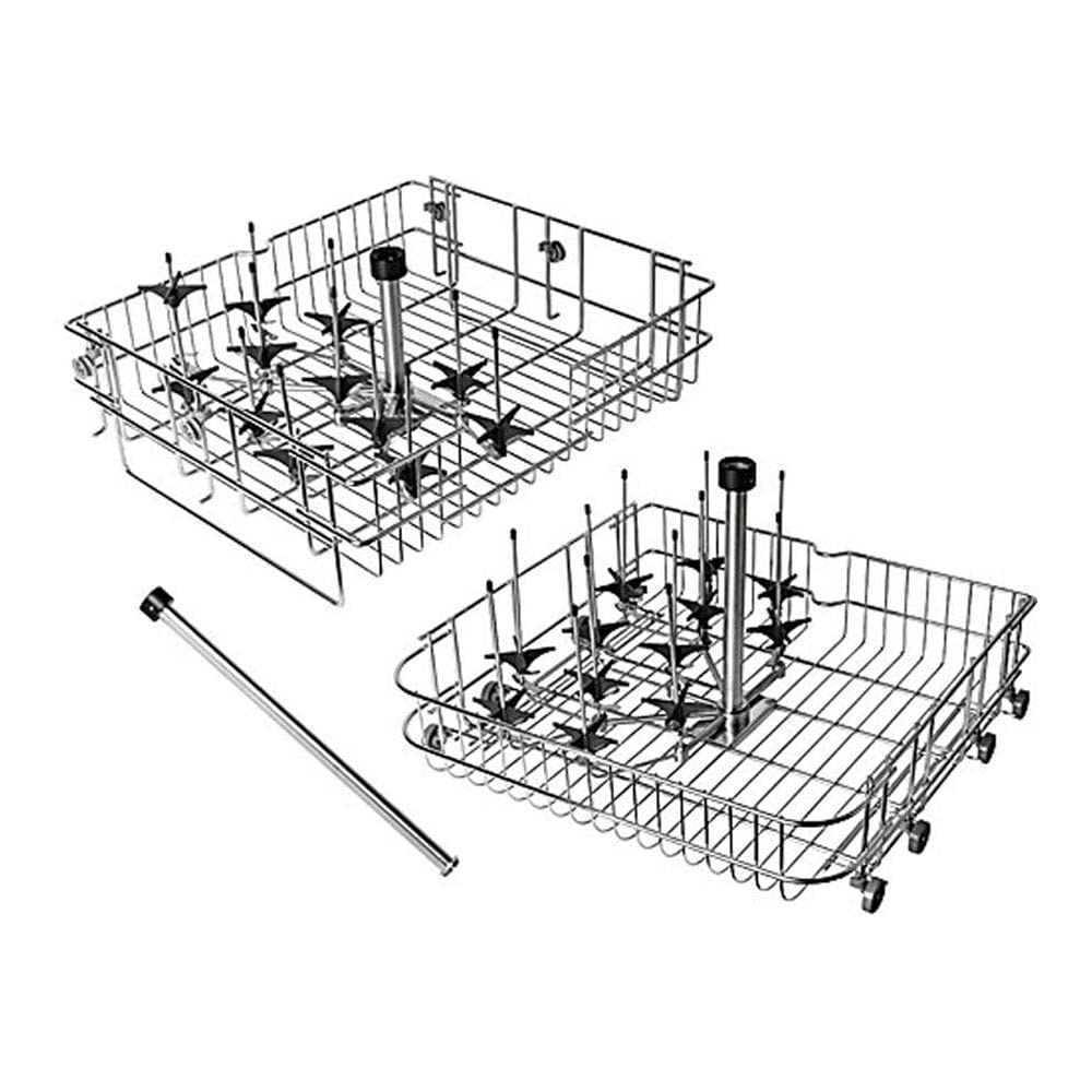 437264 Bottle Basket Insert for Glassware Dishwasher - 50L Capacity - Perfect for Bars, Restaurants & Commercial Kitchens
