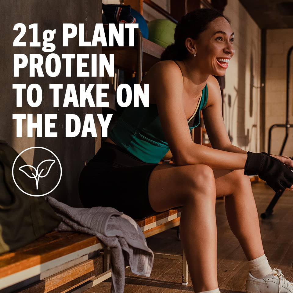 Orgain Organic Vegan Protein Powder, Strawberries & Cream - 21g Plant Based Protein, Low Carb, Gluten Free, Lactose Free, No Sugar Added, Soy Free, Non-GMO, 2.03lb (920g) for Post-Workout Recovery & Healthy Smoothies